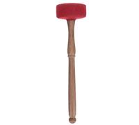 EXQUIMEUBLE Wooden Singing Bowl Mallet Stick with Red Cloth and Portable Design, Suitable for Meditation and Prayer Sound Bowls during Vacation