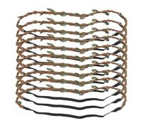 EXQUIMEUBLE Woven Leaf Hair Accessory 20pcs Braided Wreath Headband Decorative Party Headwear for Women Festival Costume