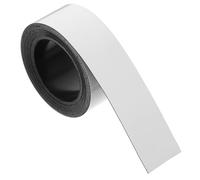 EXQUIMEUBLE Writable and Erasable Blank Cards DIY Magnetic Erasable Labels White 30 Mm Reusable Versatile Applications Minimalist Style for Office Organization on Whiteboards and Refrigerators