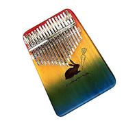 Exquisite 17 Key Kalimba Thumb Piano Portable Solid Wood Finger Piano Beginner Instrument Thumb Piano (Color : 01)