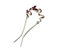 Exquisite Alloy Hair Stick Snake Hairpiece With Sparkling Snake For Evening Dinner Wear Photo Props