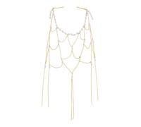 Exquisite Alloy Hairpiece Hair Decoration With Delicate Pearls Tassels Ideal For Bride And Evening Celebrations Pearls Tassels Headpiece