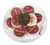 Exquisite and Small Pu'er Ripe Tea, Menghai Golden Bud Glutinous Flavored Mini - Tuo Tea 500g/17.64oz