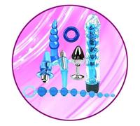 Exquisite Blue Multi-Functional 7-Piece Training Set For Abdominal & Hip Stretching Workouts +Y23