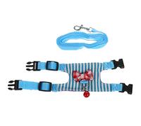 Exquisite Bow Hamster Harness Vest Leash Rope Adjustable Mouse Baby Rabbit Squirrel Walking Roper For Small Pet Animal Animal Traction Lead Strap Protection Cone Neck Recovery Elizabethan Collar Lead