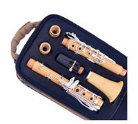 Exquisite Boxwood Body Professional Clarinet In Bb Key 18 Keys Surface Nickel Silver Material Clarinet Musical Instruments