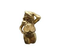 Exquisite Brass Sculpture Piece of Sensual Female Torso Artwork for Home Office Decor Collection and Gift