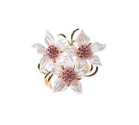 Exquisite Brooch Camellia Dual-purpose Hook Flower Pin Flower Corsage Ladies Clothes Accessories Suit Decoration