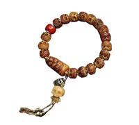 Exquisite carved yak bone bracelet featuring the authentic bones of the Tathagata forest bracelets