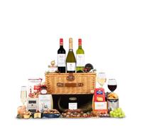 Exquisite Christmas Banquet Hamper - Fine Wines, Cheese & Family Treats | Prosecco - Red & White Wine - Cheese - Chocolates - Biscuits - Christmas Day - Family Sharing - Corporate & Staff Gifts