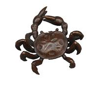 Exquisite Cold Cast Bronze Folk Feng Shui Pure Bronze Wealth 8 Leg Crab Art Statue Figurine Figurine/Gifts/Office/Ornament/Crafts/Home Decorations