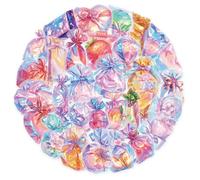 Exquisite Colorful Candy Polyester Stickers, 50 PCS Waterproof Iridescent Sweet Treat Decals for Laptops, Scrapbooking, Journals, Notebooks, Water Bottles, Suitcases, Phones & DIY Decor