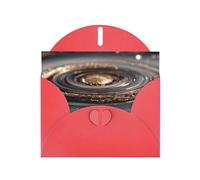 Exquisite Cosmic Surge Greeting Card With Red Envelope Suitable For Various Celebratory Occasions Use