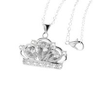 Exquisite Crown NecklFor Women Girls, Classy Queen Neckl- Charming Crown, Tiara NecklFor Women Valentine Birthday Party
