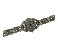 Exquisite Crystal Body Chain Belt Caucasian Ethnic Waist Cincher Decor For Enhancing Wedding And Formal