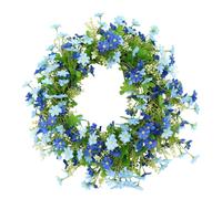 Exquisite Decorative Garland for Wall and Door Ideal Festive Celebration Home to Create Warm Dreamy Atmosphere (Blue, 45)