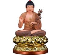 Exquisite Design Resin Buddha Statue with Stable Lotus Base Meditation Buddha Figurine for Zen Decor Beautifully Crafted Details Sculpture Artwork