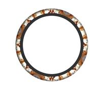 Exquisite Durable Car Steering Wheel Protect Cover for Cars Trucks SUVs with Unique Falling Heart Print