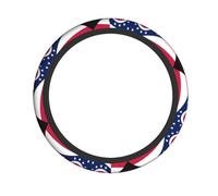 Exquisite Durable Car Steering Wheel Protect Cover for Cars Trucks SUVs with Unique Ohio State Flag Print