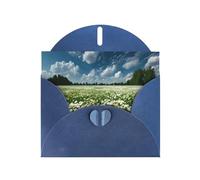 Exquisite Endless Flower Fields Greeting Card With Blue Envelope Suitable For Various Celebratory Occasions Use