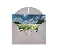Exquisite Endless Flower Fields Greeting Card With Gray Envelope Suitable For Various Celebratory Occasions Use