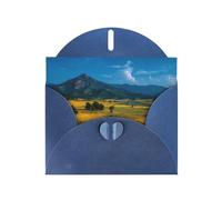 Exquisite Endless Prairie Greeting Card With Blue Envelope Suitable For Various Celebratory Occasions Use