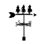 Exquisite Farmer Pattern Ornament Metal Weather Vane,Weathervane Orchard Farm Stake Wind Direction Indicator Measuring Tool Decoration for Outdoor Garden Roof Paddock Yard,Builder