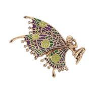 Exquisite Floral Faerie Brooch with Retro Charm, YNCP6184 color