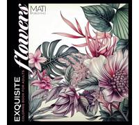 Exquisite Flowers Coloring Book for Adults: Beautifully Detailed Floral Illustrations, Calming Patterns, Artistic Designs for Mindfulness and Stress Relief. Perfect for Personal Relaxation