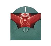 Exquisite Flying Tiger Greeting Card With Dark Green Envelope Suitable For Various Celebratory Occasions Use
