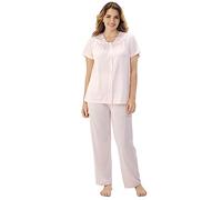 Exquisite Form Vanity Fair Colortura Sleepwear Women`s Plus-Sizes Short-Sleeve Pajama Set, 2X,