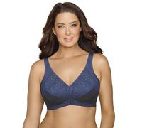 Exquisite Form Women's Front Close Posture Bra #5100565, Opaque, Time Square Navy, 44D