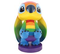 Exquisite Gaming Disney Stitch Rainbow Figure Clamping Bracket Cable Guy - 20cm
