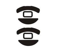 Exquisite Gaming Esports Mouse Feet Sticker Set for Razer DeathAdder V2, 0.6mm Thickness PTFE