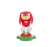 Exquisite Gaming: Holdems: SEGA - Knuckles - Earbud & Phone Holder, Cable Guys Stand, Mini Collectibles with a Twist, Classic Sonic, Licensed Figure