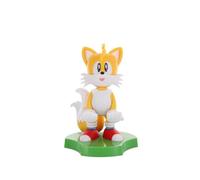 Exquisite Gaming: Holdems: SEGA - Tails - Earbud & Phone Holder, Cable Guys Stand, Mini Collectibles with a Twist, Classic Sonic, Licensed Figure