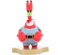 Exquisite Gaming: Holdems: Spongebob Mr. Krabs - Earphone & Phone Holder, Cable Guys, 4.5" Mini Collectible with Spin, TV Series Licensed Figure