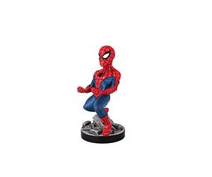 Exquisite Gaming: Marvel: The Amazing Spider-Man - Original Mobile Phone & Gaming Controller Holder, Device Stand, Cable Guys, Licensed Figure 8 Inch