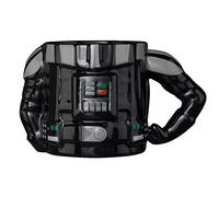 Exquisite Gaming MGSTRWS3D02 Meta Merch, Darth Vader Star Wars 3D Tea Coffee Mug Ceramic 14oz