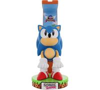 Exquisite Gaming: Sega Sonic Deluxe Illuminated Stand for Headphones, Devices, Controllers and Phone Holder, Cable Included 1.2 m