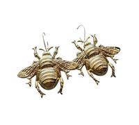 Exquisite Gold Color Geometry Insects and Bees Dangle Earrings for Women Jewelry