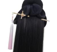 Exquisite Hairpin Adorned With Tassels Artistic Hair Stick With Tassels Stylish Hairpin Charm For A Elegant Statement
