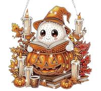 Exquisite Halloween Art Pendant Easy To Create A Atmosphere Make Your Party The Center Of Attention! Szq597 (Orange, 长20cm宽20cm)