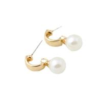 Exquisite Korean style fashion simple pearl earrings