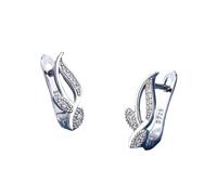 Exquisite Korean version of foreign trade popular inlaid zircon round ear ring ear buckle manufacturers wholesale ear jewelry. Stylish