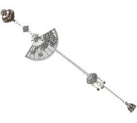 Exquisite Lapel Pin,Fashion Jewelry, Bell Pendant Tassel Dress Retro Dress Black Necklaces for Women Pin Vintage Cheongsam Dresses Brooch Jewelry