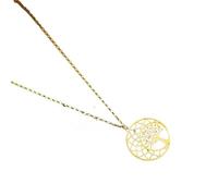 Exquisite Lotus Line The Tree of Life Necklace for Women Men Classic Clavicle Choker Amulets