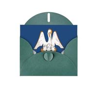 Exquisite Louisiana State Flag Greeting Card With Dark Green Envelope Suitable For Various Celebratory Occasions Use
