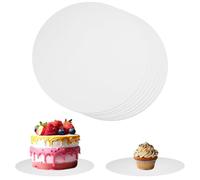 Exquisite Material: 10 inch cake boards are made of high-quality thick cardboard, exquisite workmanship, smooth surface, sturdy and stable, can fix the cake in place, and have long-lasting durability