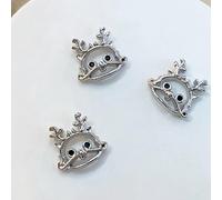 Exquisite Metal Nail Drill Pendant with Chinese Design for 2024 New Year's Art Showcase Your Personality Accessories for Art